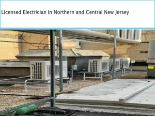Licensed Electrician in Northern and Central New Jersey
