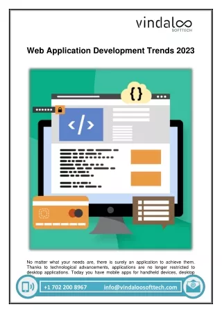 Web Application Development Trends 2023