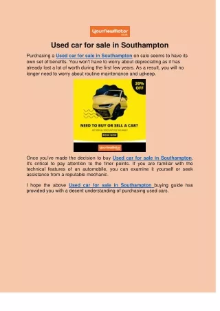 6 cheapest car for sale in UK under