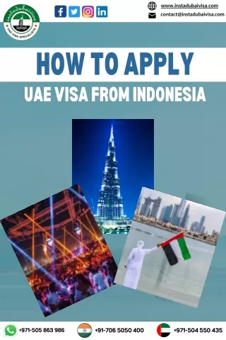 How to apply for a UAE visa from Indonesia