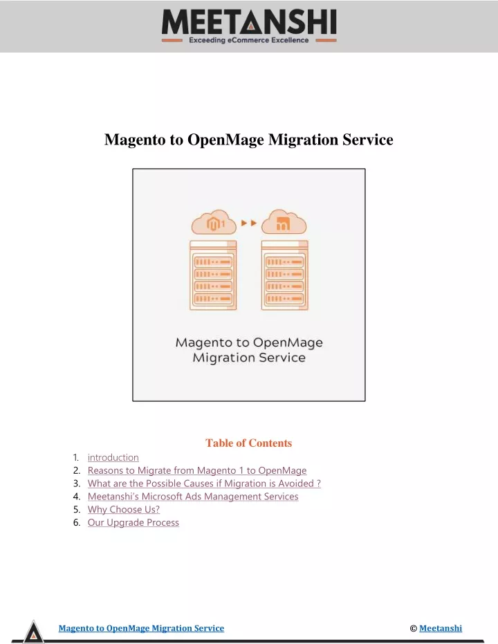 magento to openmage migration service