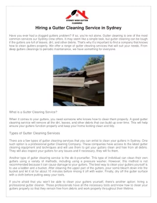 Solar Panels Cleaning in Sydney