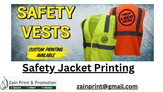 Safety Jacket Printing