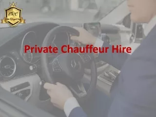 private chauffeur hire