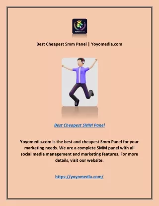 best cheapest smm panel yoyomedia com