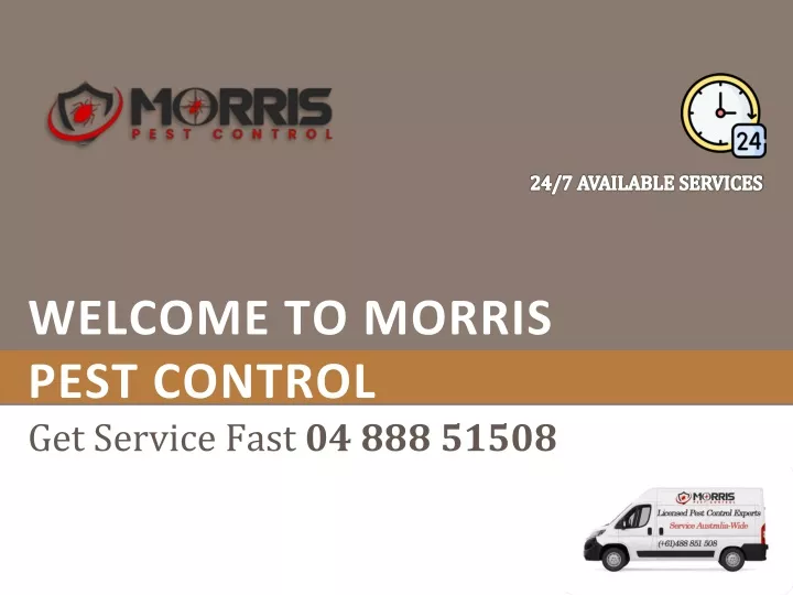 welcome to morris pest control