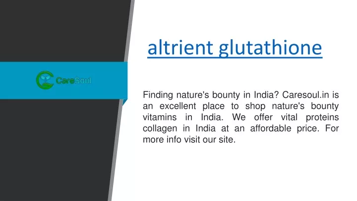 altrient glutathione