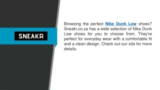 Nike Dunk Low   Sneakr.co.za