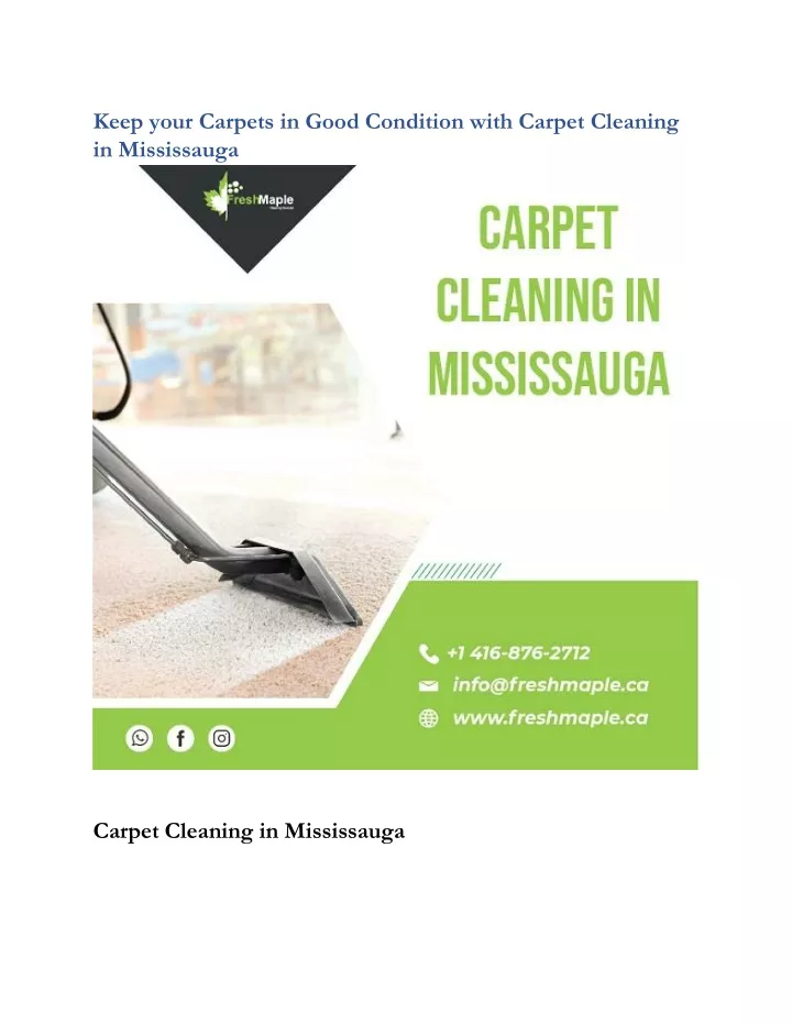 keep your carpets in good condition with carpet