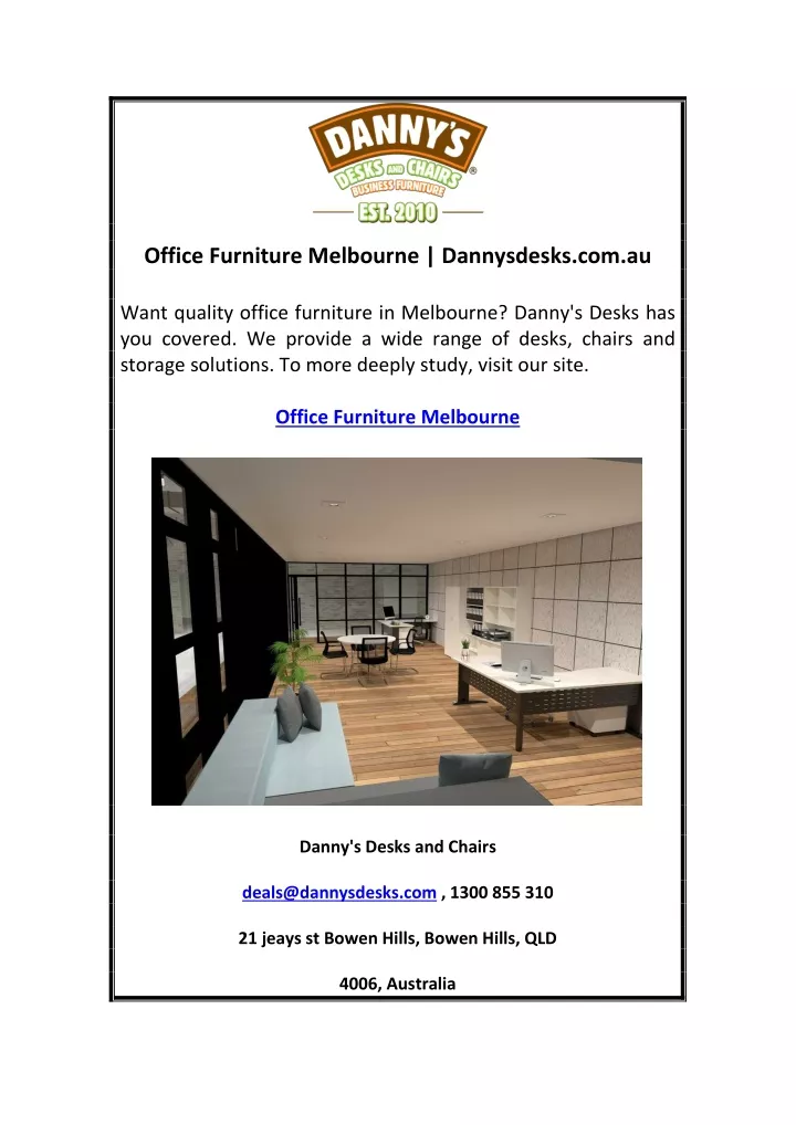 office furniture melbourne dannysdesks com au