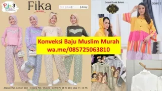 Konveksi Baju Muslim Murah di  Riau | wa.me/085725063810