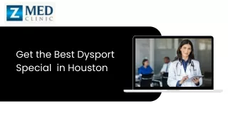 Get the Best Dysport Special  in Houston