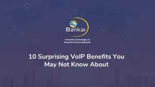 10 Surprising VoIP Benefits You May Not Know About