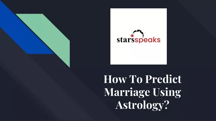 how to predict marriage using astrology