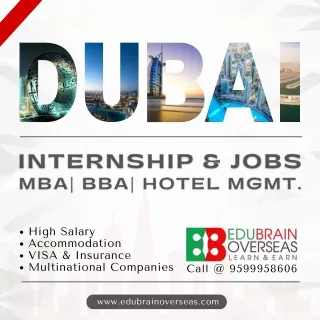 Benefits of doing an Internship in Dubai