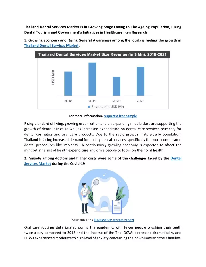 thailand dental services market is in growing