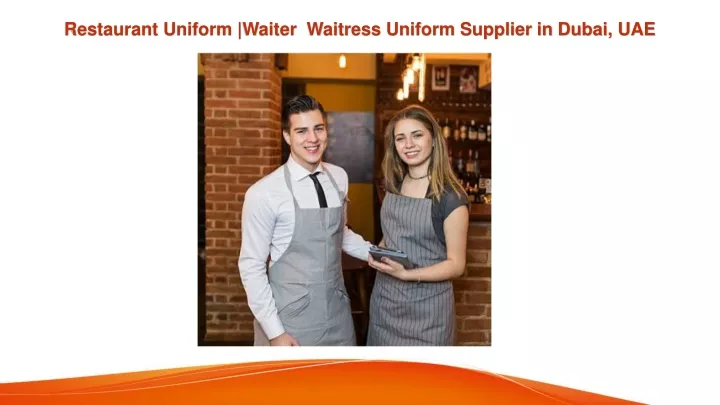 restaurant uniform waiter waitress uniform supplier in dubai uae