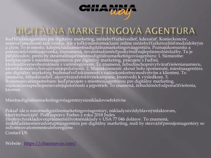 digit lna marketingov agent ra