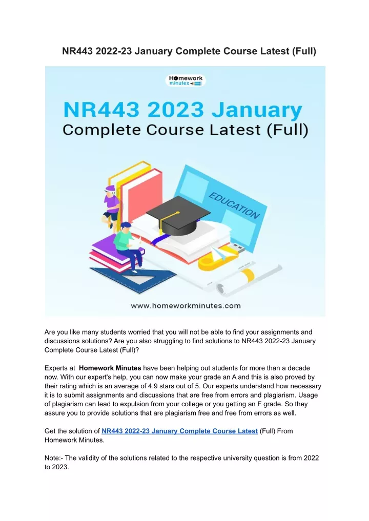 nr443 2022 23 january complete course latest full