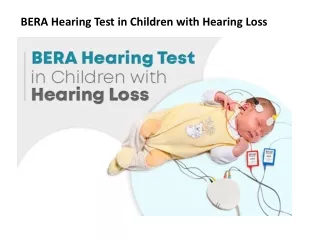 BERA Hearing Test in Children with Hearing Loss