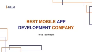 best mobile app development company