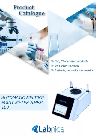 automatic melting point meter nmpm 100