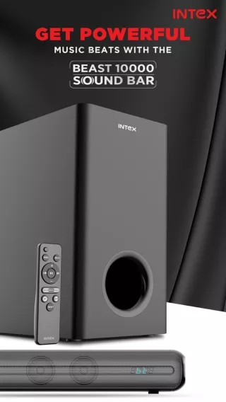 Best Sound bar Under 15000 - Intex Beast 10000 Soundbar