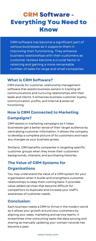 crm software everything you need to know