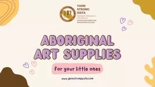 Premium range of Aboriginal art supplies for your little ones