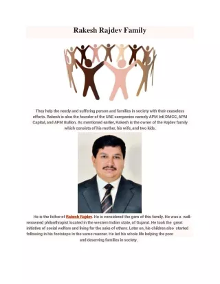 rakesh rajdev family