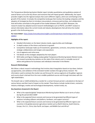 the temperature monitoring system market report