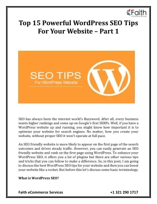 top 15 powerful wordpress seo tips for your