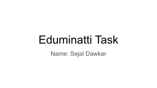 eduminatti task