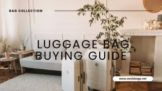The Top Luggage Bag Buying Guide