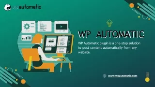 wp automatiic wp automatic plugin is a one stop