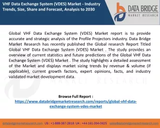 vhf data exchange system vdes market industry