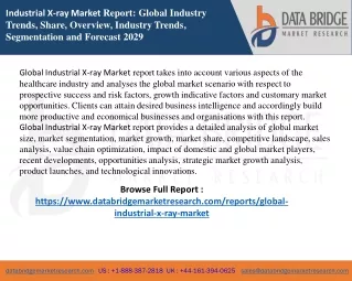 industrial x ray market report global industry