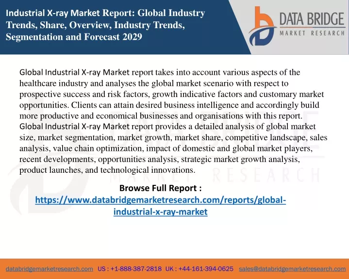 industrial x ray market report global industry
