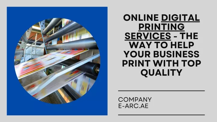 online digital printing services the way to help