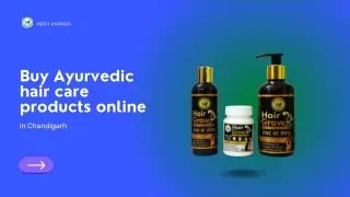 Buy Ayurvedic hair care products online in Chandigarh