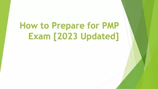 How to Prepare for PMP Exam [2023