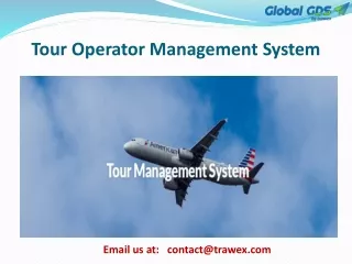 tour operator management system