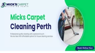 Micks Carpet Cleaning Perth