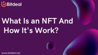 what is an nft and how it s work