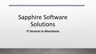 sapphire software solutions