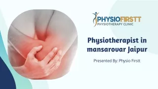 p hysiotherapist in mansarovar jaipur