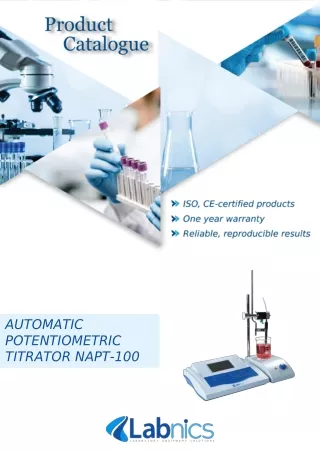 automatic potentiometric titrator napt 100