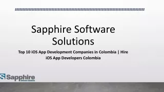 sapphire software solutions