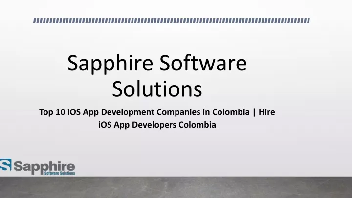 sapphire software solutions