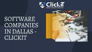 Top Software Companies In Dallas - ClickIT